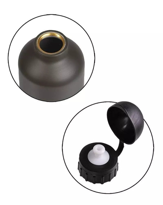 Gertuvė iš aliuminio 500 ml, žalia