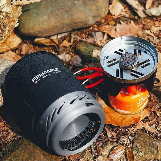 Turistinė dujinė viryklė Fire Maple FMS-X1, juoda