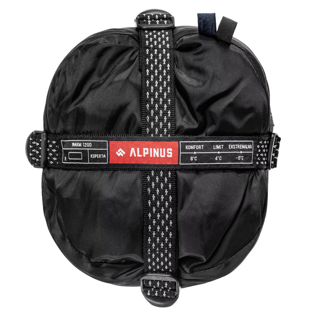 Miegmaišis Alpinus Warm 1200, mėlynas, dešininis