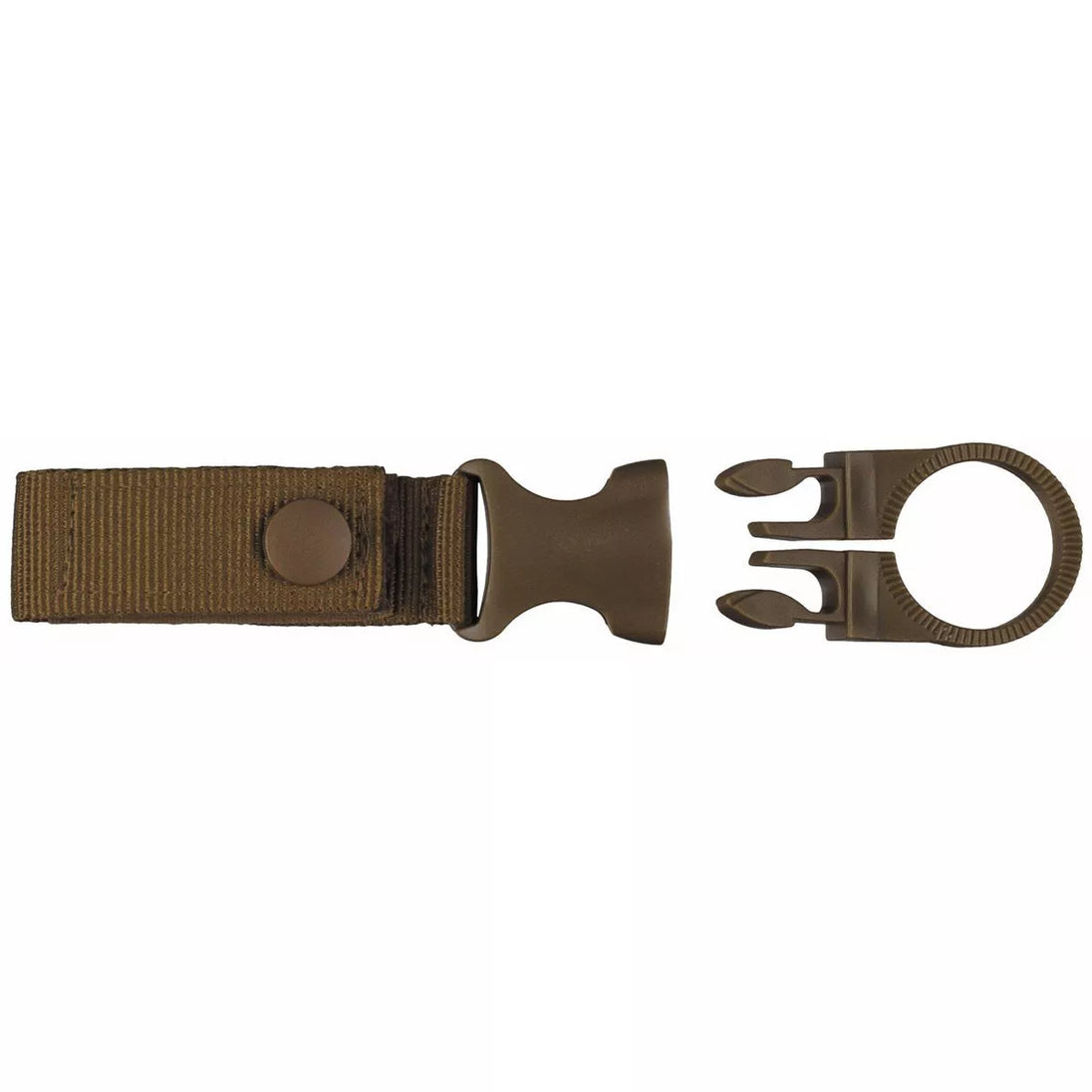 MOLLE butelio laikiklis, rudas