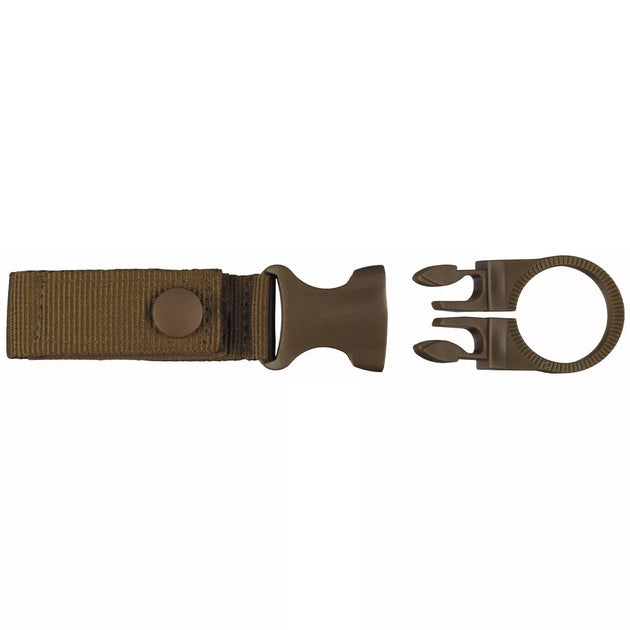 MOLLE butelio laikiklis, rudas