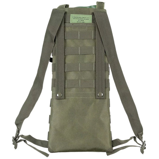 Camelbak tipo gertuvė su "MOLLE" sistema, 2.5L, žalia
