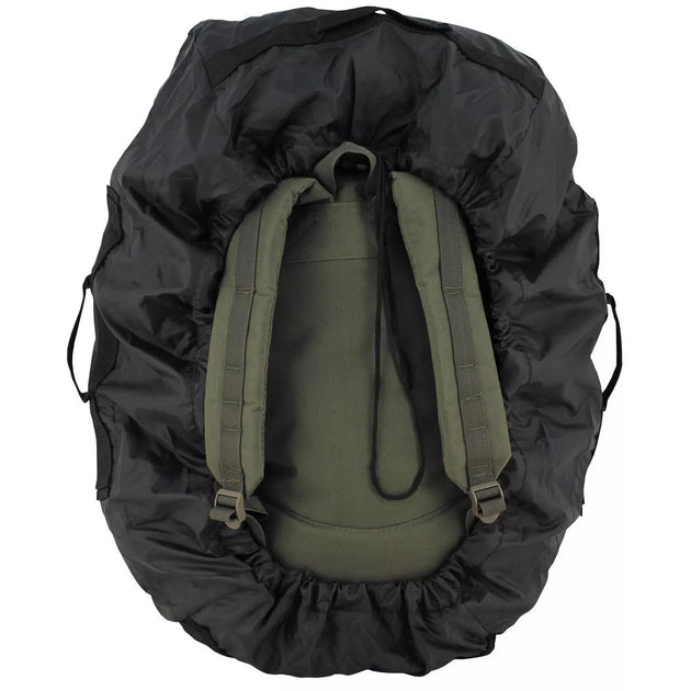 Neperšlampamas kuprinės apdangalas 80-100L, "Transit I", juodas