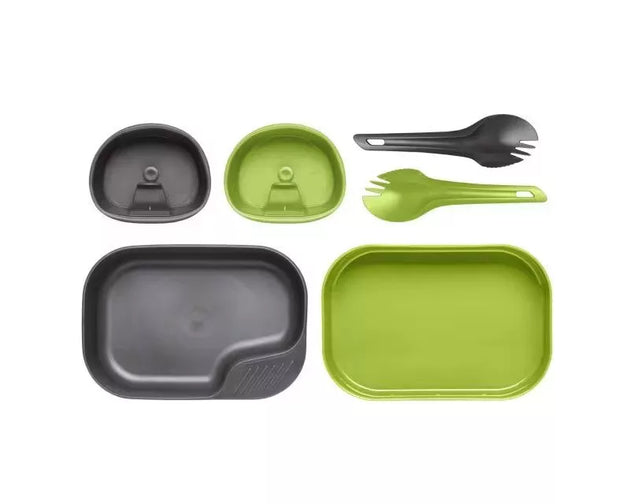 Turistinis indų komplektas WILDO, CAMP-A-BOX DUO Light, Lime/Pilka