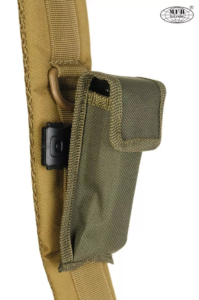 MOLLE adapteris QR, plastikinis, rudas