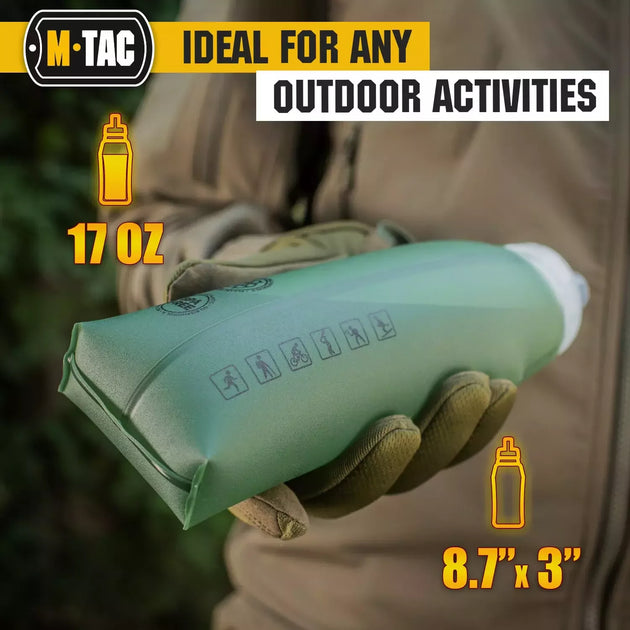 Sulankstomas vandens butelis M-Tac 500ml
