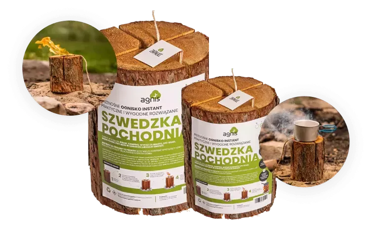 Lauko viryklė – švediškas deglas Agnis M