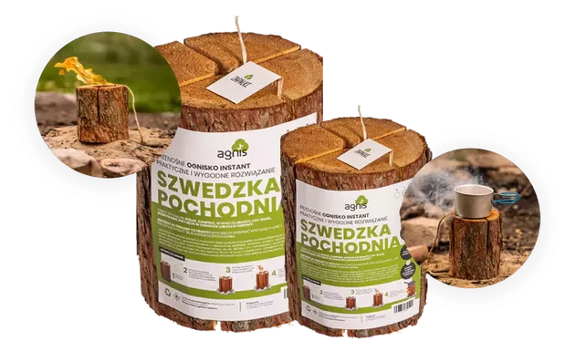 Lauko viryklė – švediškas deglas Agnis M