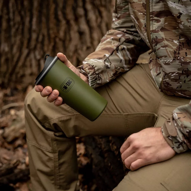 Termo puodelis M-Tac 450ml, žalias